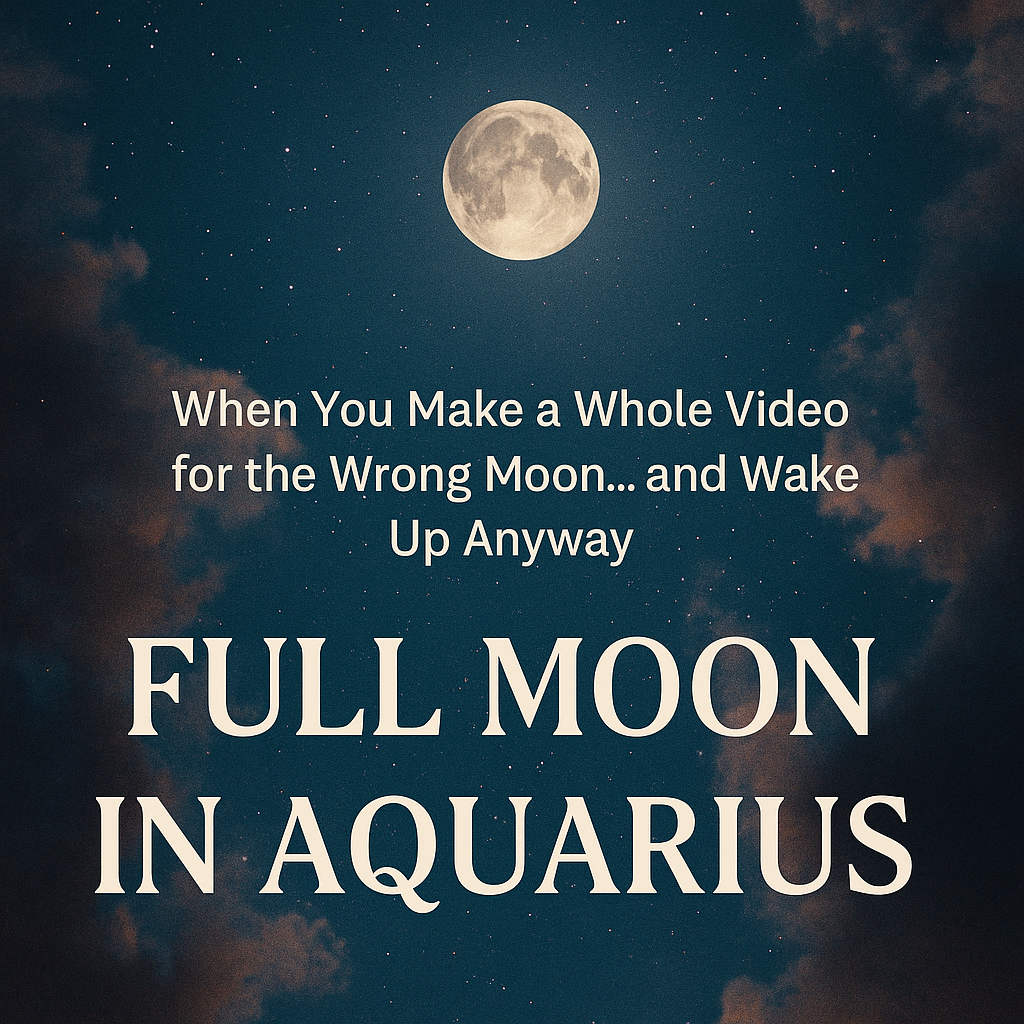 Full Moon in Aquarius  8.9.25