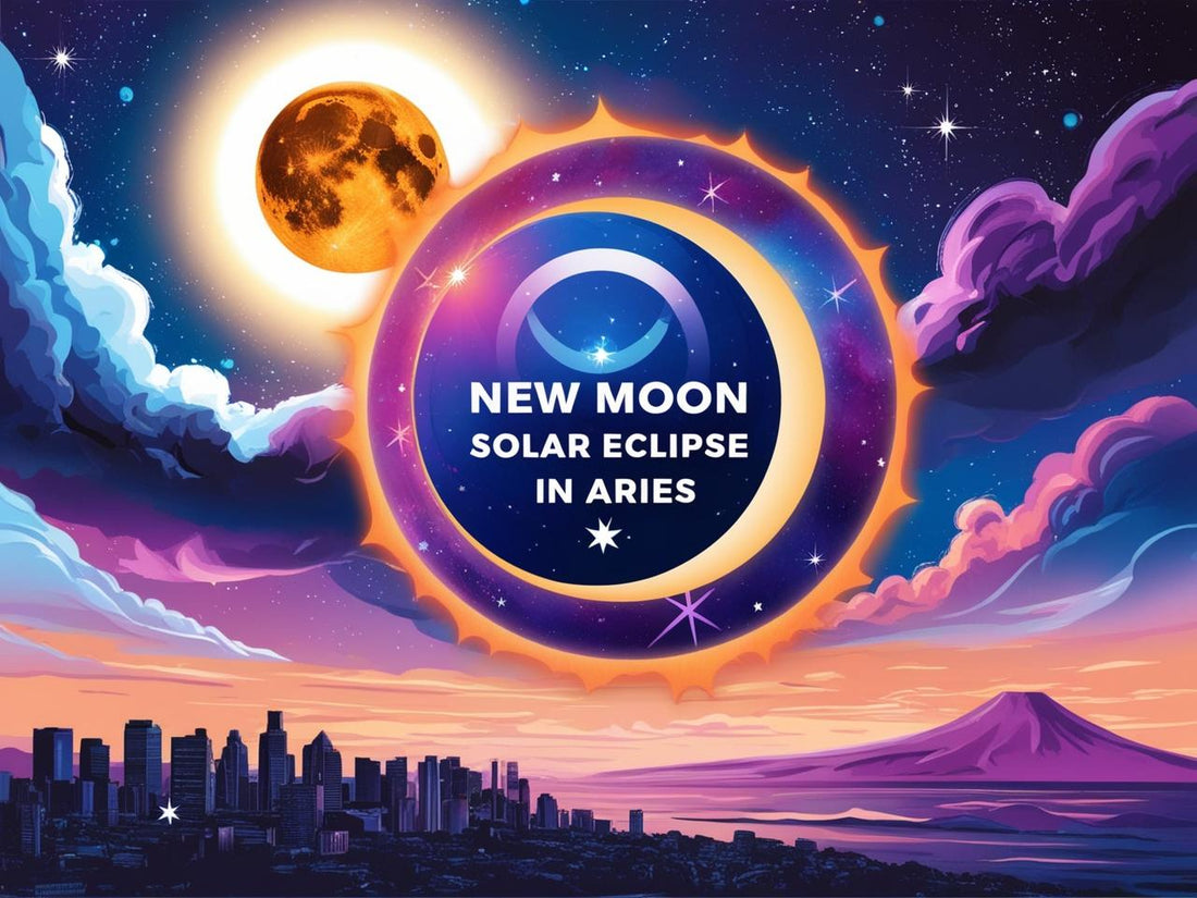 🔥 March 29, 2025 – New Moon Solar Eclipse in Aries 🔥