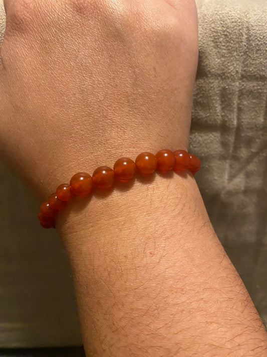 Carnelian and Coral Bracelet Classic Crafts By Asia