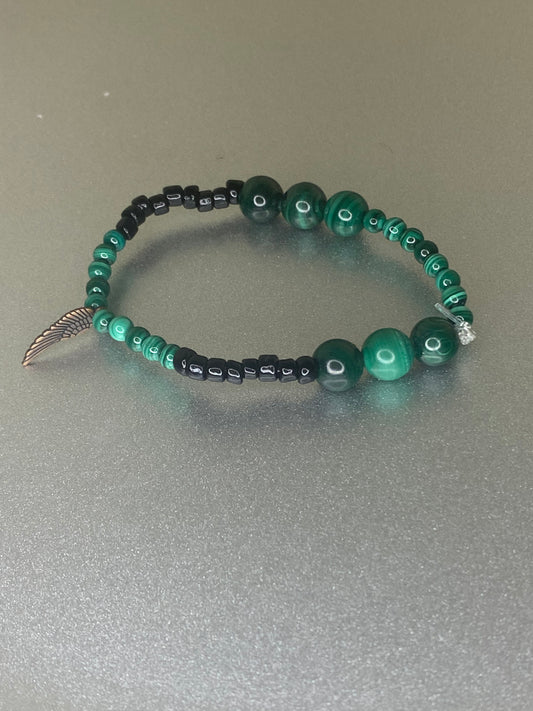 Malachite kid bracelet Classic Crafts By Asia